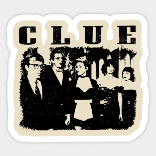 clue // movie retro Sticker